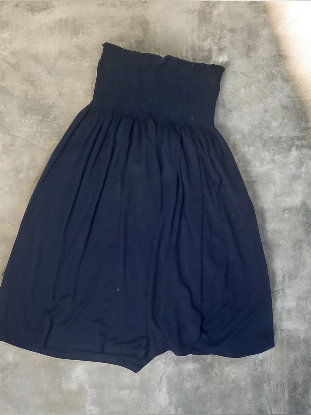 Strapless Scrunch Top Sundress
